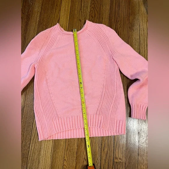 J. Crew Soft Pink Knit Crew Neck Sweater - Picture 2 of 9